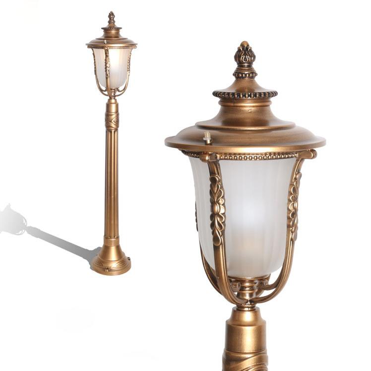 Európai stílusú kerti lámpa alumínium rozsdamentes és vízálló kerti lámpa