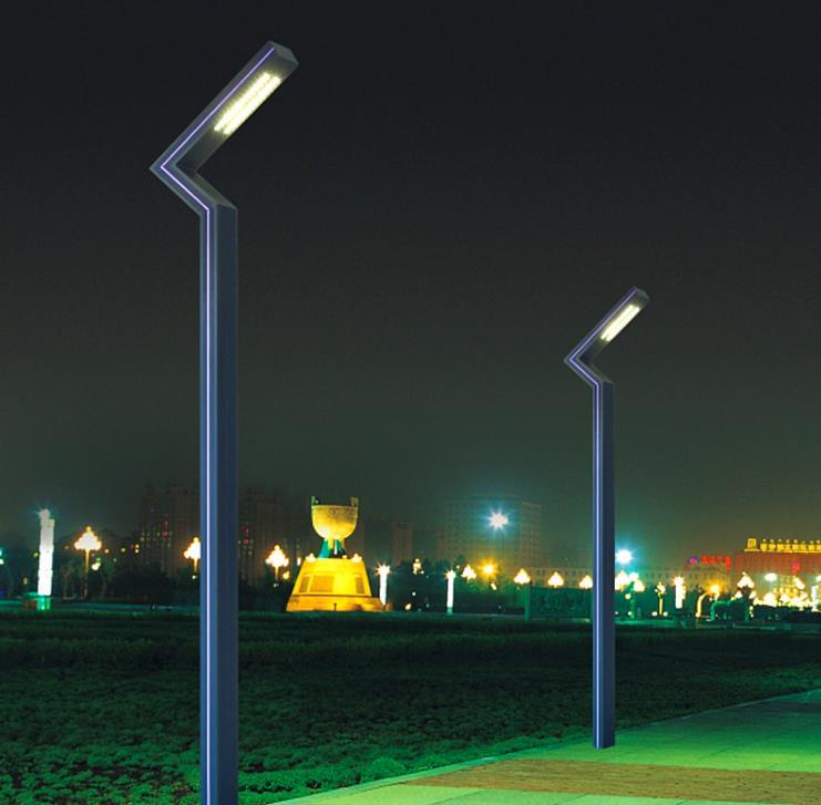 Modern és egyszerű 34-méteres alumínium rudak kültéri villa parki tájkép lámpa számára