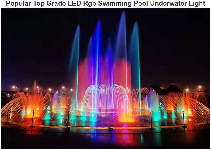 Népszerű Top Grade LED Úszómedence Víz alatti fény