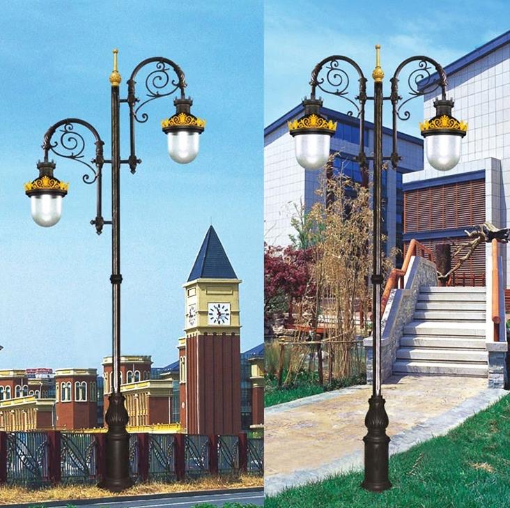 utcai lámpa típusa szabadtéri öntöttvas kerti lámpaoszlop lámpával