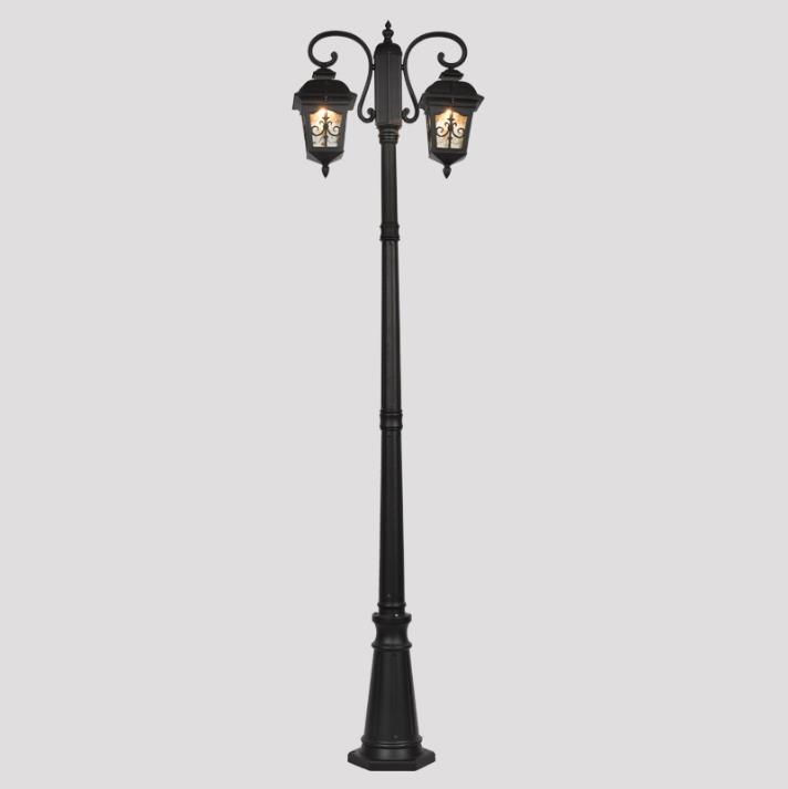 Double Arm Die-Cast Aluminium Outdoor Garden Street Lamps vagy Garden Lamp lengyelek